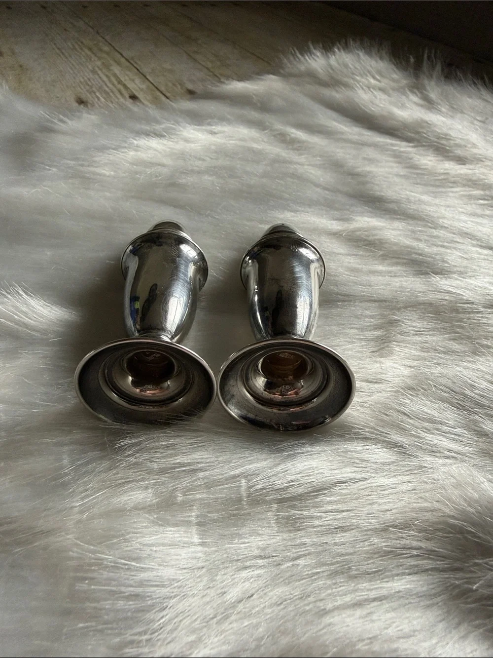 Sterling Silver Holloware Vintage Salt & Pepper Shakers